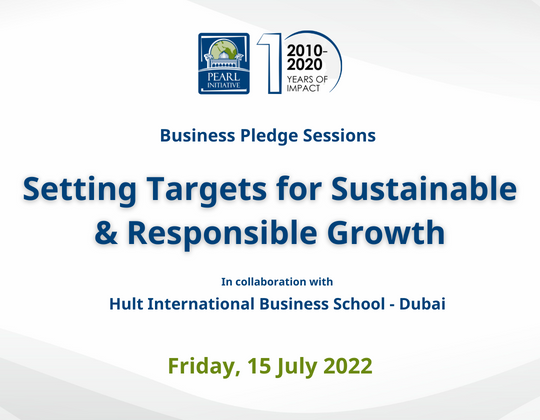 Setting Targets for a Sustainable and Responsible Growth
