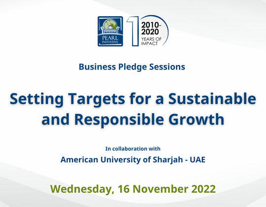 Setting Targets for Sustainable & Responsible Growth