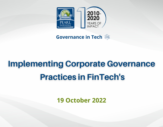 Implementing Corporate Governance Practices in FinTech’s