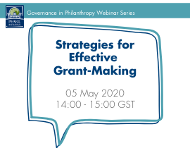 Webinar | Strategies for Effective Grant-Making