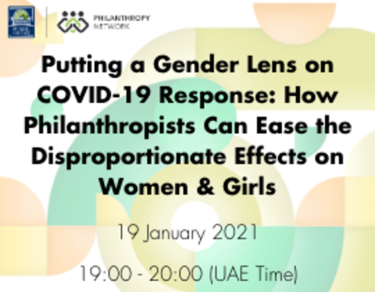 Webinar: Putting a Gender Lens on COVID-19: How Philanthropists Can Ease the Disproportionate Effects on Women & Girls