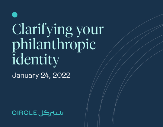 Workshop: Clarifying Your Philanthropic Identity