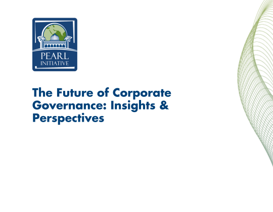 The Future of Corporate Governance: Insights & Perspectives