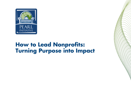 How to Lead Nonprofits: Turning Purpose into Impact